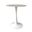 Bristol 24 Inch Round Dining Table with MDF Top In White