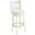 Bristol 29 Inch Swivel Bar Stool In Distressed White