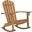 Brizio Teak Adirondack Rocking Chair