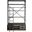 Brodie Viii Brown Wood Gun-Metal Ladder Four Shelf Shelving Unit