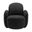Brody Swivel Lounge Chair In Black