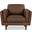 Brooklyn Accent Chair In Dark Brown