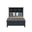 Brooklyn Kids Full Bookcase Bed In Charcoal