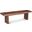 Brooks 65 Inch Bench In Americano Frame