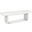 Brooks 65 Inch Bench In White Wash Frame