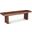 Brooks 78 Inch Bench In Americano Frame