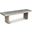 Brooks 78 Inch Bench In Sandblasted Grey Frame