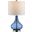 Brooks Glass Table Lamp in Blue