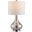 Brooks Glass Table Lamp in Silver