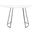 Brooks Side Table in White