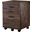 Brown 3 Drawer Filing Cabinet In Reclaimed Wood Castors