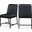 Bryce Vegan Leather Dining Chair Set of 2 In Black