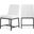 Bryce Vegan Leather Dining Chair Set of 2 In White