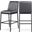 Bryce Vegan Leather Stool Set of 2 In Grey