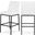 Bryce Vegan Leather Stool Set of 2 In White