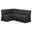 Bryna 2-Piece Upholstered Dining Nook Bench Set In Dark Grey and Dark Brown
