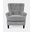 Bryson Upholstered Accent Chair with Nailhead Trim In Ash