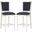 Buchanan Navy and Creme Rectangle Bar Stool Set of 2