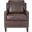 Buckler Antique Brown Club Chair
