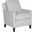 Buckler Gray and White Club Chair