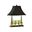 Budgies Lamp In Green and Black