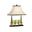 Budgies Lamp In Green and Tan