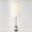 Bulb Vase Table Lamp In Nickel