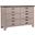 Bungalow Dover Grey/Folkstone 6 Drawer Double Dresser