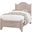 Bungalow Dover Grey/Folkstone Twin Arched Bed
