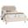 Bungalow Lattice King Upholstered Bed