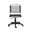 Bungie Low Back Office Chair In Black and Aluminum