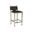 Burdock Bar Stool In Black