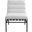 Burke Boucle Fabric Accent Chair In Cream