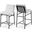 Burke Boucle Fabric Counter Stool In Cream
