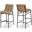 Burke Vegan Leather Barstool In Tan