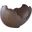 Burled Bowl In Dark Brown