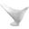 Burled Vase In White