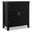 Burlington Solid Wood Low Storage Cabinet In Black