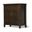 Burlington Solid Wood Low Storage Cabinet In Mahogany Brown