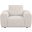 Burnett Chenille Upholstered Accent Chair In Ivory