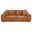 Burnett Chenille Upholstered Wide Arm Sofa In Burnt Orange