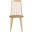 Burris 17 Inch Spindle Side Chair in Natural Set of 2