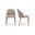 Burton Beige Dining Chair Set Of 2