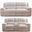 Buster Opal Taupe Reclining Living Room Set