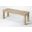 Butler Crispin Wood and Bone Inlay Bench