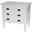 Butler Easterbrook White 4 Drawer Chest