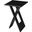 Butler Hammond Black Folding Table