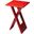 Butler Hammond Red Folding Table