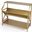 Butler Keats Antique Gold Library Bookcase