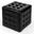 Butler Leon Black Leather Ottoman